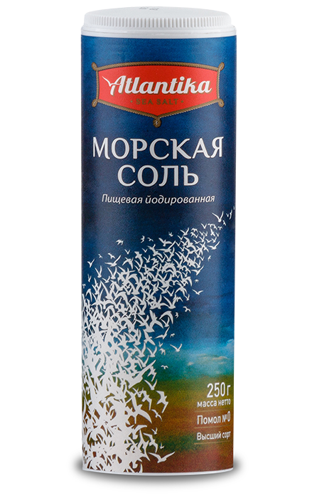 Соль "АТЛАНТИКА"™ йодированная