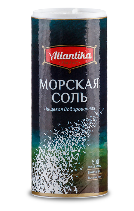 Соль "АТЛАНТИКА"™ йодированная